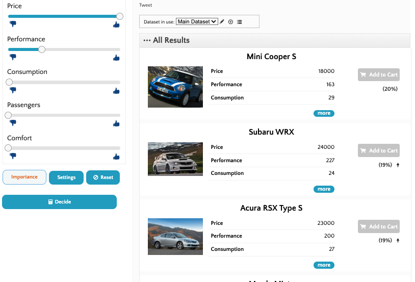 Car Selection UX J1 D1 I1